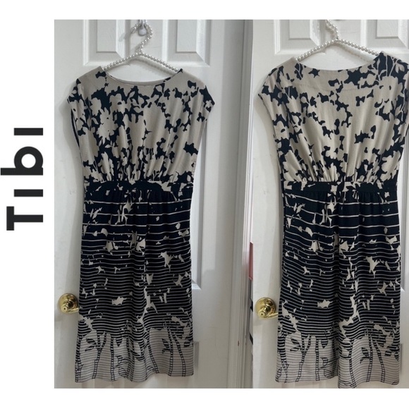 Tibi Cap Sleeve Sheath Dress - Picture 1 of 6